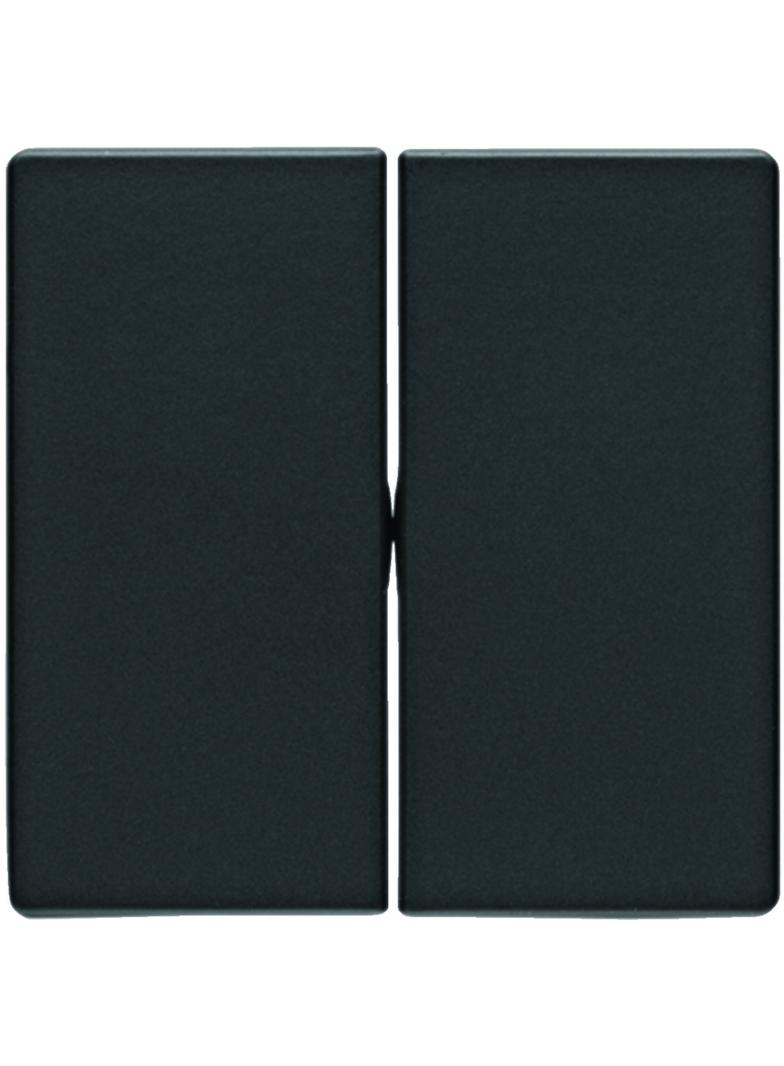 BERKER Q.x Klawisze do łącznika 2-klawiszowego para antracyt aksamit 16236086 HAGER