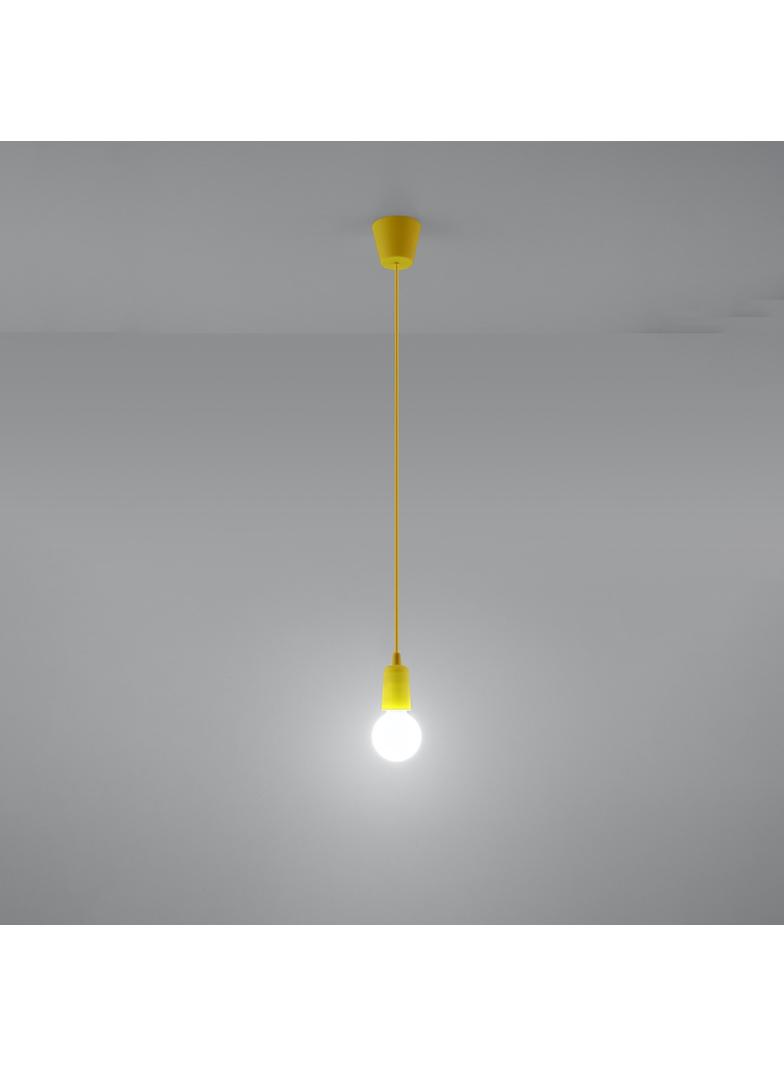 Sollux Lampa wisząca DIEGO 1 żółta SL.0578