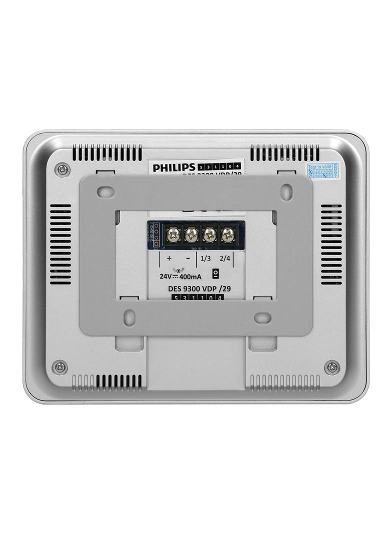 Philips WelcomeEye Compact Zestaw wideodomofonowy bezsłuchawkowy kolor LCD 4,3" menu OSD stero 53110