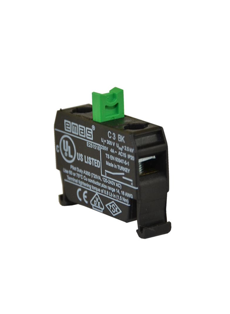 Element łączeniowy 1NO do przycisków B w kasetach