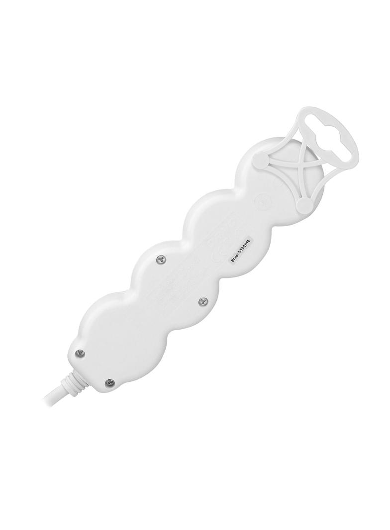 Przedłużacz 3-krotny z wyłącznikiem 3m H05VV-F Imax 10,Abiały OR-AE-13146/W/3M ORNO