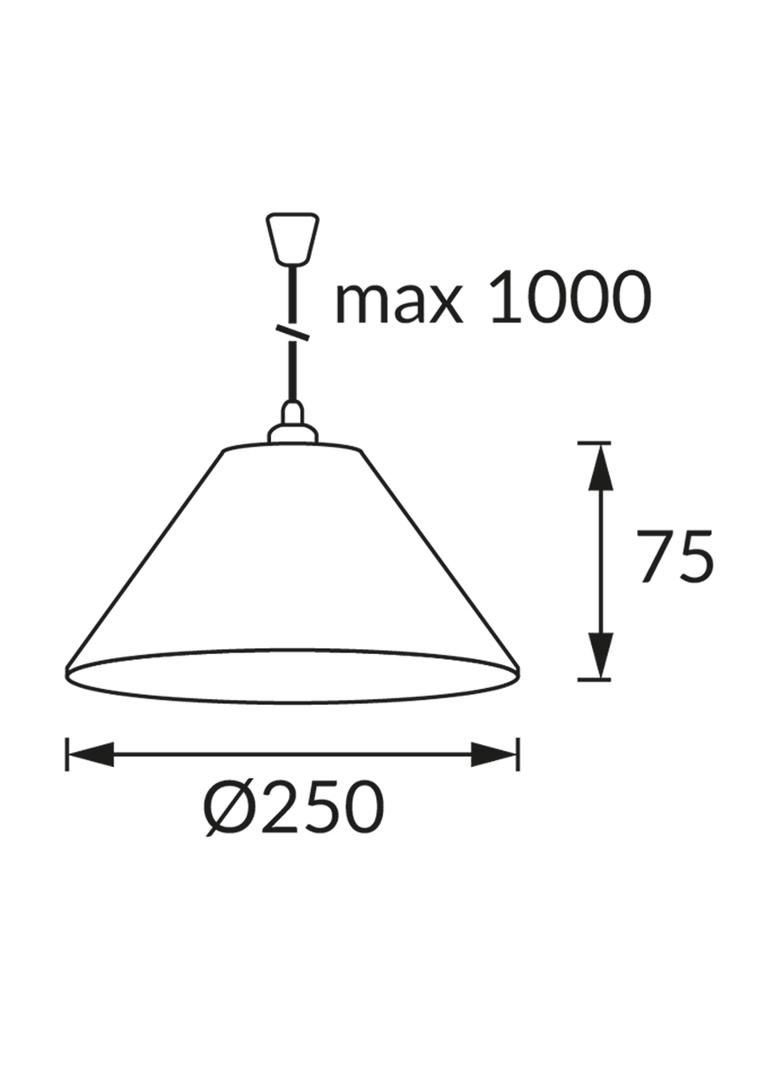 Wisząca oprawa oświetleniowa INKA GREY 25
