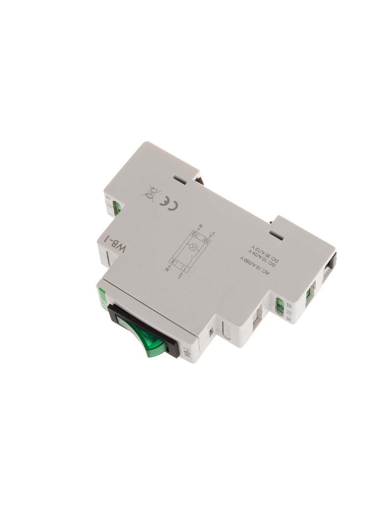 Przełącznik dwupozycyjny z lampką sygnalizacyjną zieloną