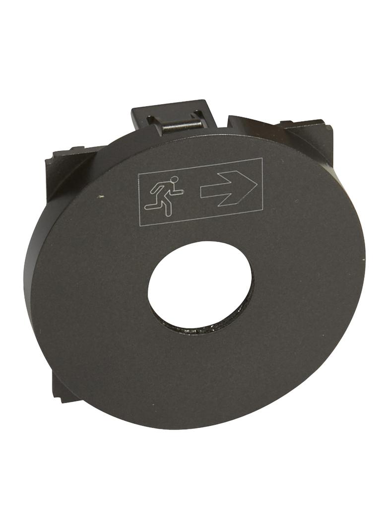 CELIANE - Plakietka łącznika na klucz do oświetlenia awaryjnego grafitowa, Legrand