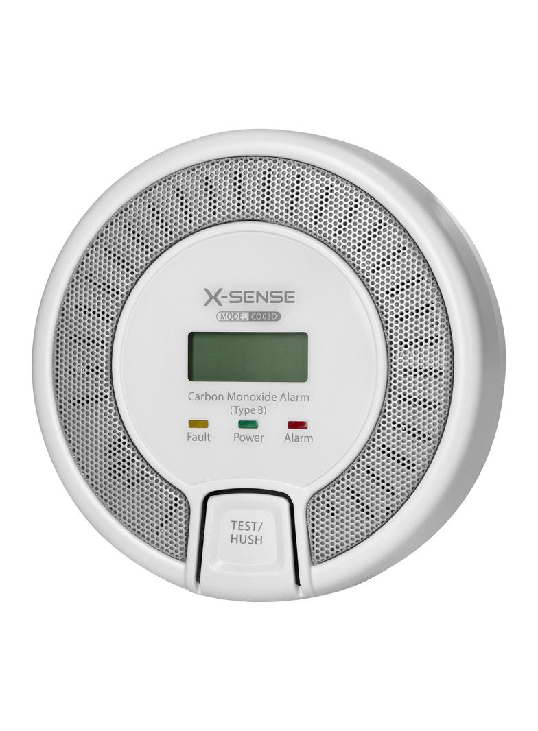 Bateryjny czujnik tlenku węgla z przyciskiem TEST żywotność 10 lat zgodność z normą EN 50291-1:201 C