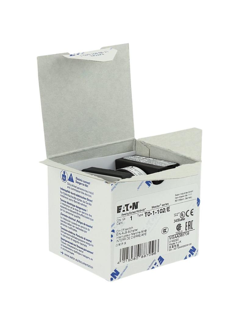 T0-1-102/E Łącznik krzywkowy 20A 6.5kW 088709 EATON