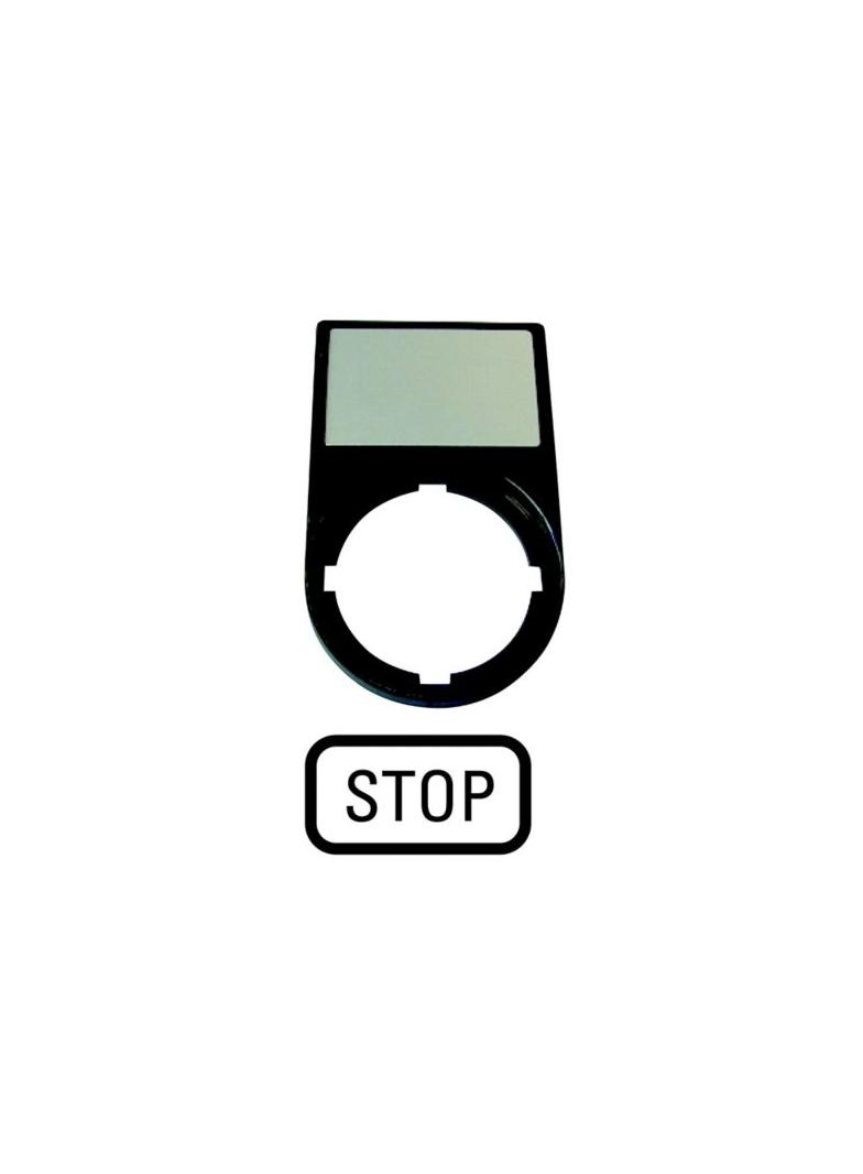 M22S-ST-GB0 Tabliczki opisowe,ramki tabliczek STOP 216494 EATON