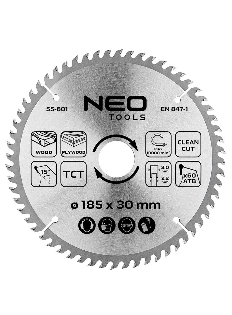 Tarcza do pilarki, widiowa, 185 x 30 mm, 60 zębów