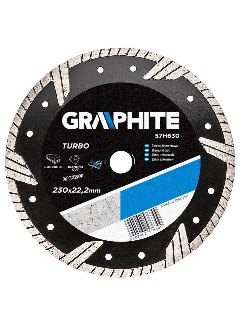 Tarcza diamentowa 230 x 22.2 mm, turbo