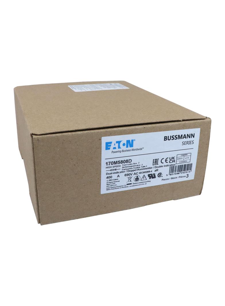 400A 690V aR DIN 2 HSDNH FUSE Wkładka szybka 400A AC 690V DIN 2 aR DIN IEC podwójny wskaźni 170M5808