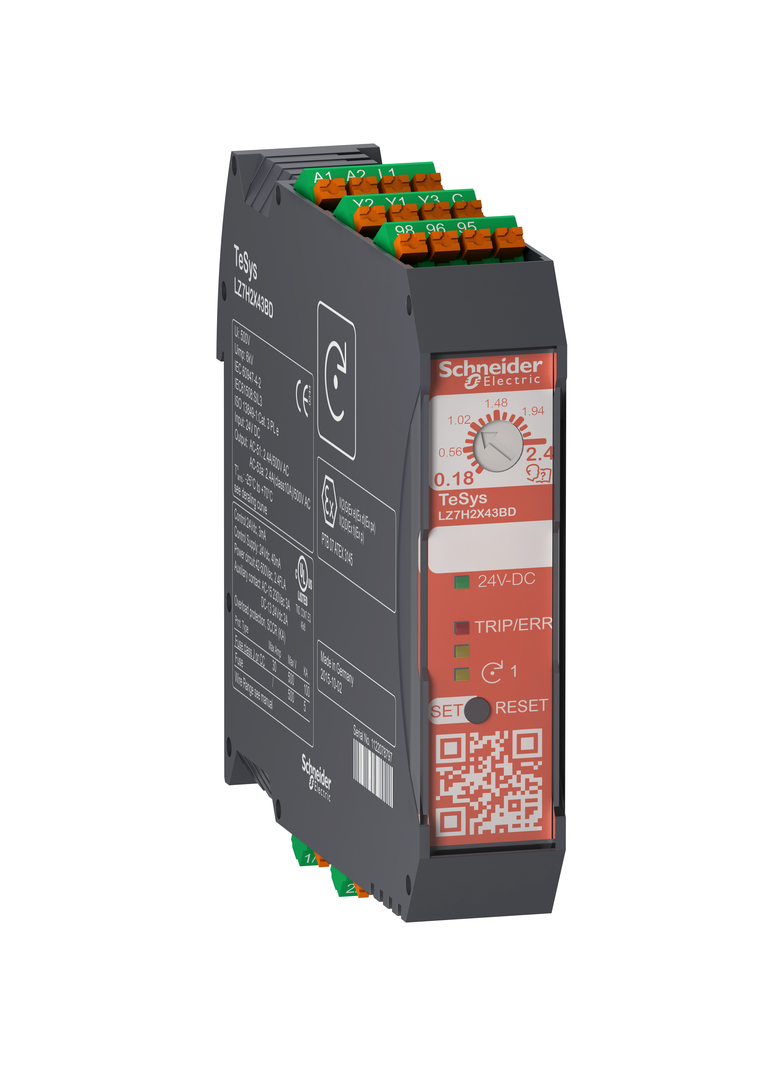 Układ nawrotny weryfikacja bezpieczeństwa TeSys H 3kW 240VDC zaciski sprężynowe LZ7H6X53BD