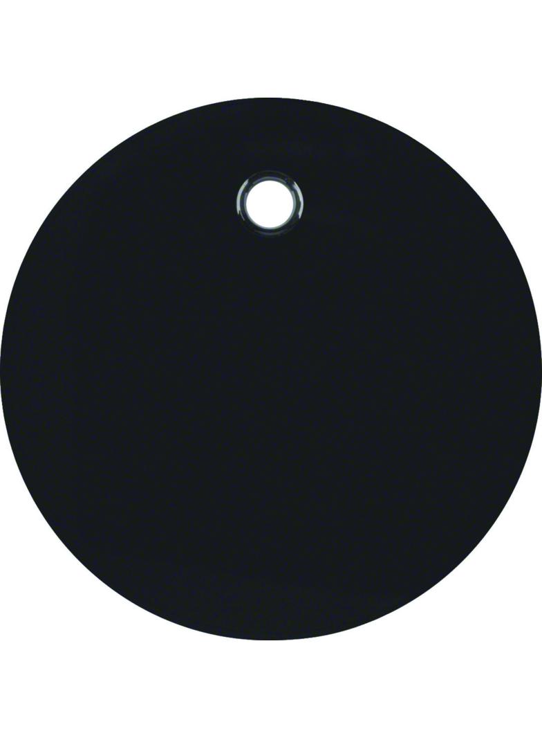 BERKER R.1/R.3 Płytka czołowa do łącznika cięgłowego czarna 11462045 HAGER