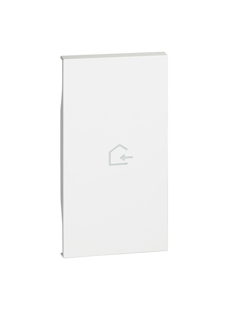 LIVING NOW 'MY HOME' - KLAWISZ Z SYMBOLEM  POWRÓT  - 2 MODUŁY - BIEL, Bticino