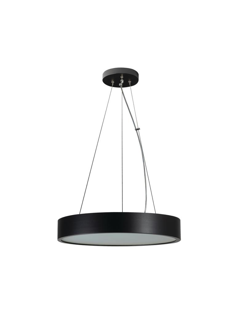 JASMIN C 470-B Plafoniera drewniana wisząca JASMIN C 470-B okrągła 47cm kolor czarny 3XE27 36507 KANLUX