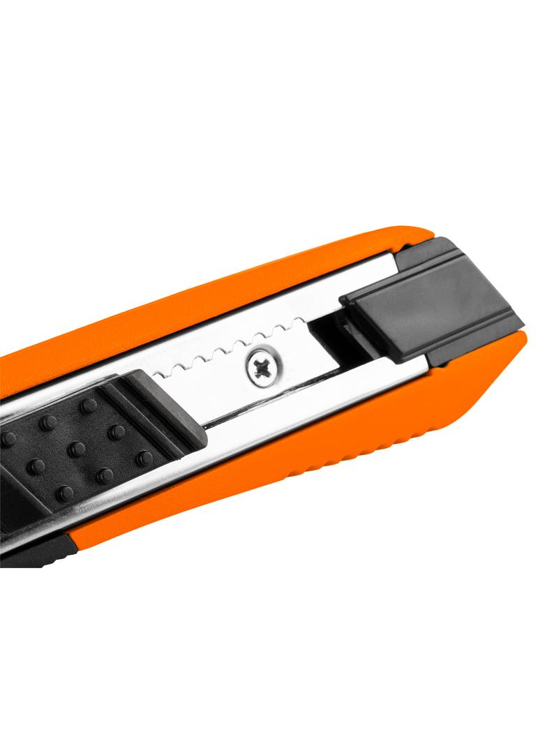 Nóż z ostrzem łamanym 18 mm, gumowane wykończenie