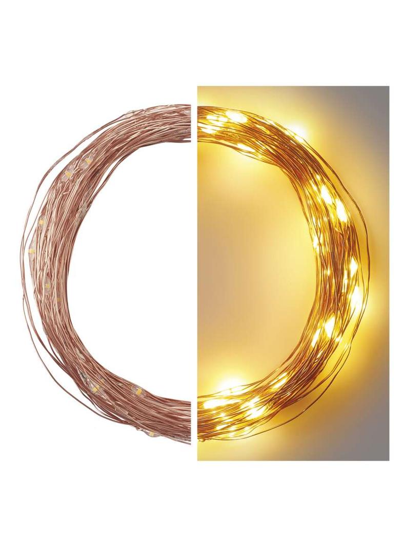 Lampki choinkowe łezki 100 LED 10m ciepła biel timer IP44 miedziany przewód D3AW02 EMOS