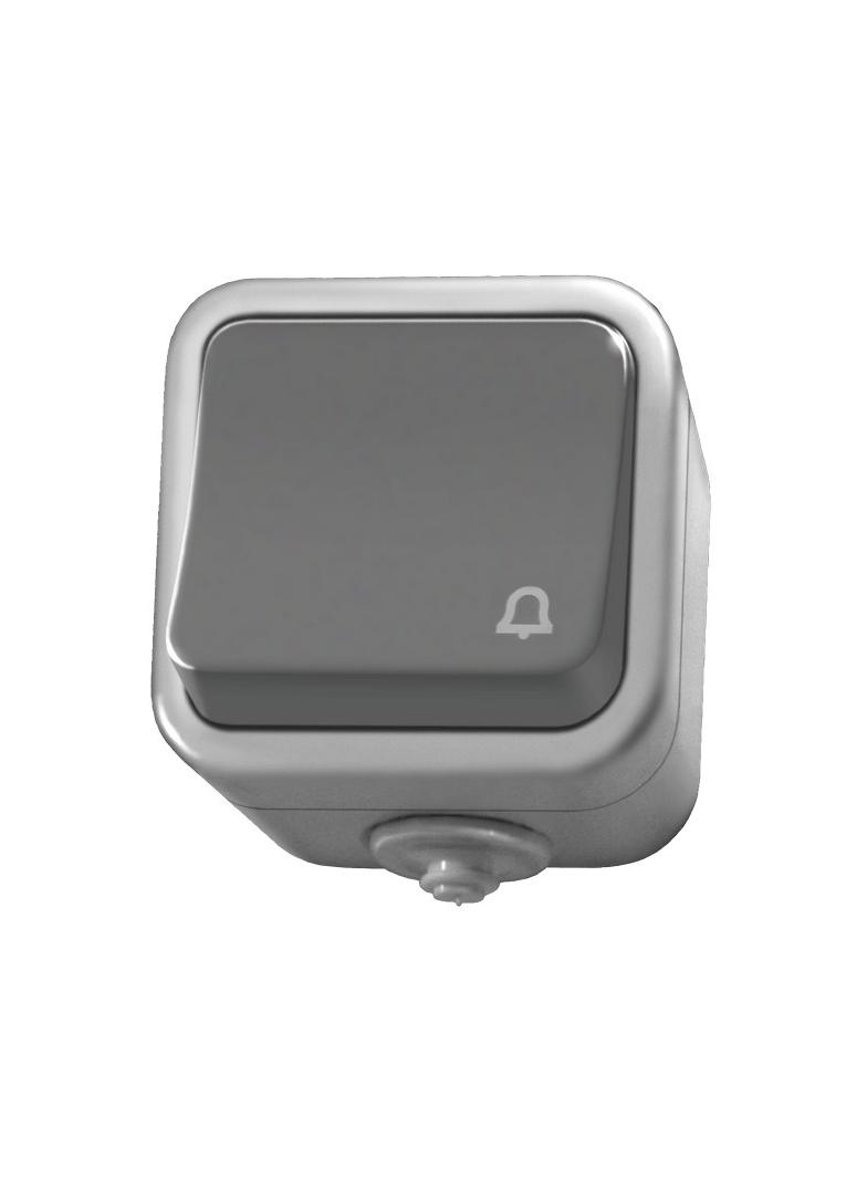 DELFINA Łącznik zwierny  dzwonek  - kolor szary