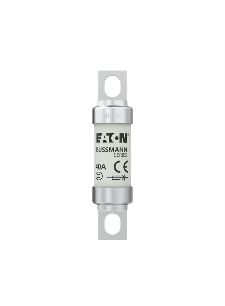 40A 690V IEC AC BS88 HIGH SPEED FUSE Wkładka szybka 40A AC 690V DC 500V BS88 19x77 mm aR, 40FE EATON