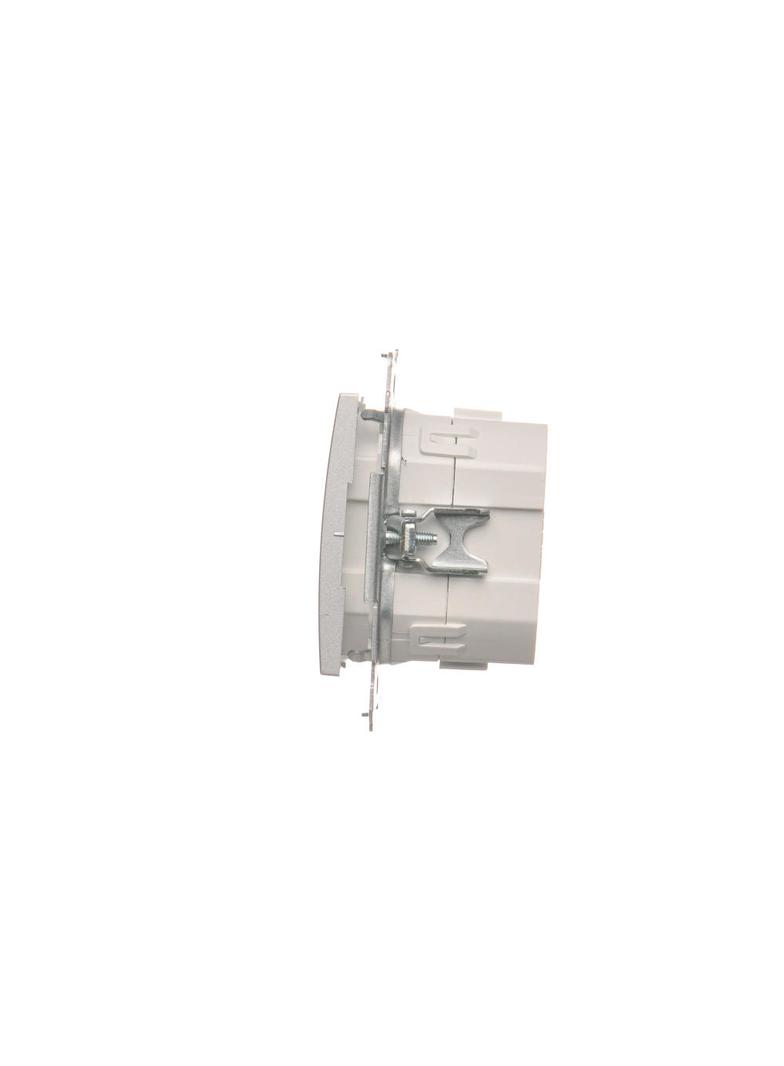 Simon 54 Łącznik/Przycisk roletowy podwójny elektroniczny 230 V srebrny mat DEZ2.01/43 KONTAKT