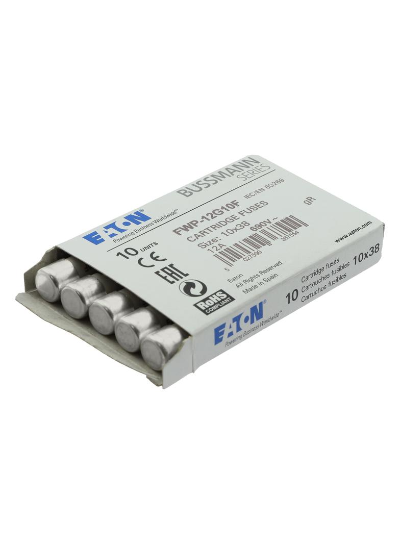 12AMP 690V AC CLASS gR 10X38mm FUSE Wkładka szybka 12A AC 690V 10x38 gR IEC UL FWP-12G10F EATON