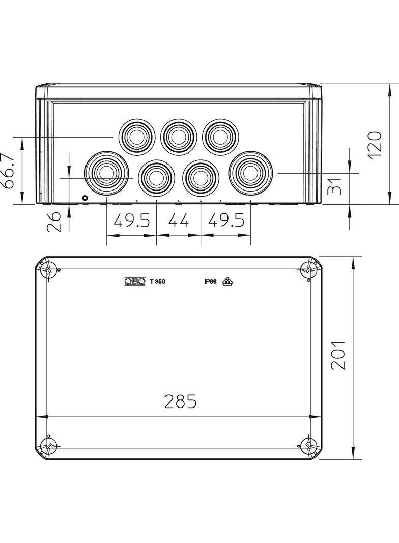 T 350, PUSZKA ODGAŁĘŹNA T-SERIA