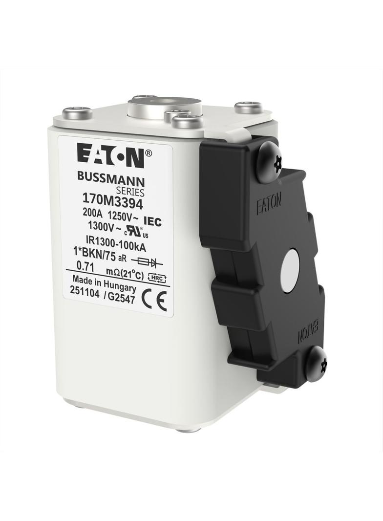 FUSE 200A 1250V 1*BKN/75 AR CU Wkładka szybka 200A AC 1250V rozmiar 1 45x59x75 mm aR 170M3394 EATON