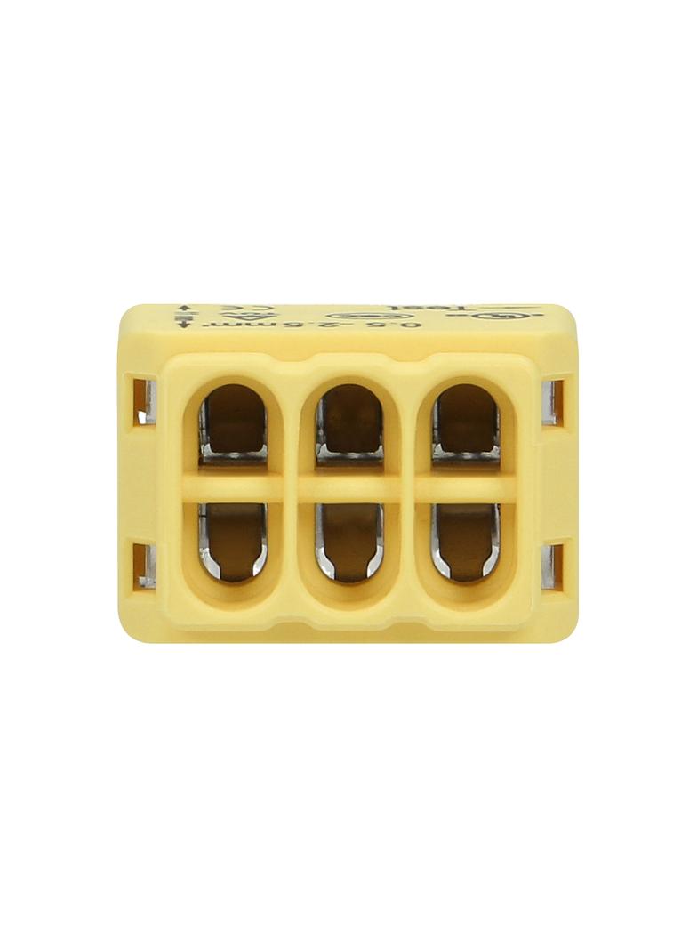 Złączka instalacyjna wciskana 6-przewodowa; Dwurzędowa; Na drut 0,75-2,5mm2; IEC 300V/24A 50 szt. OR