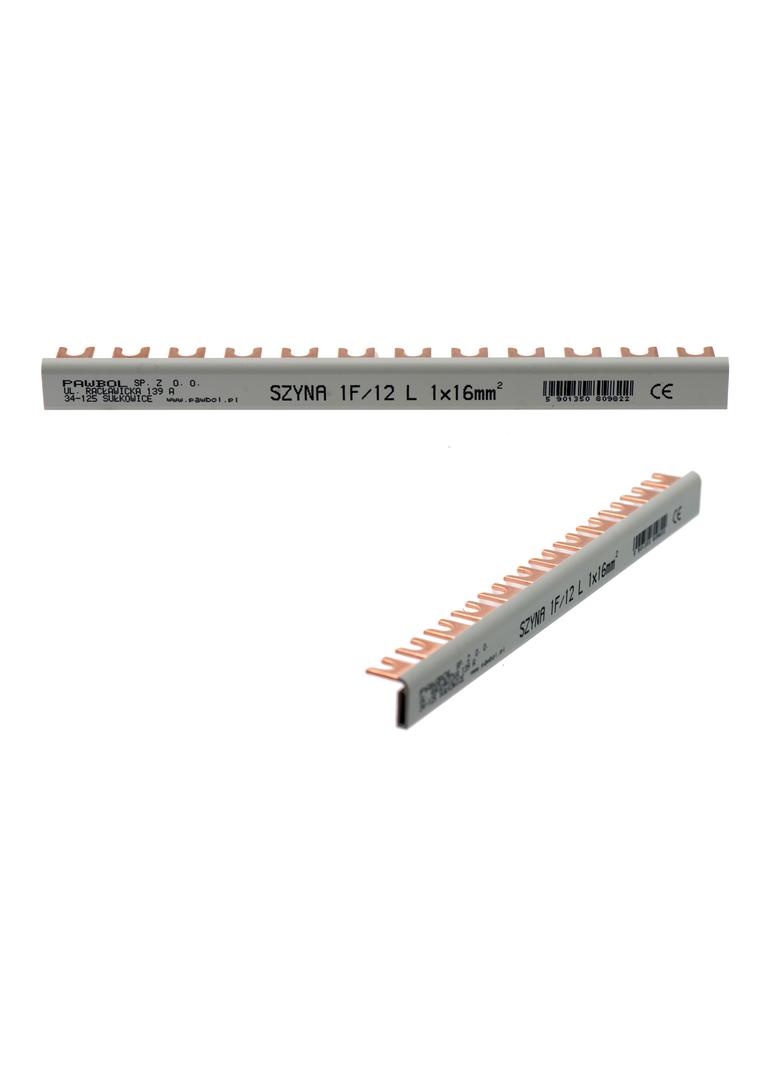 Szyna prądowa 1F,12L,16 mm2