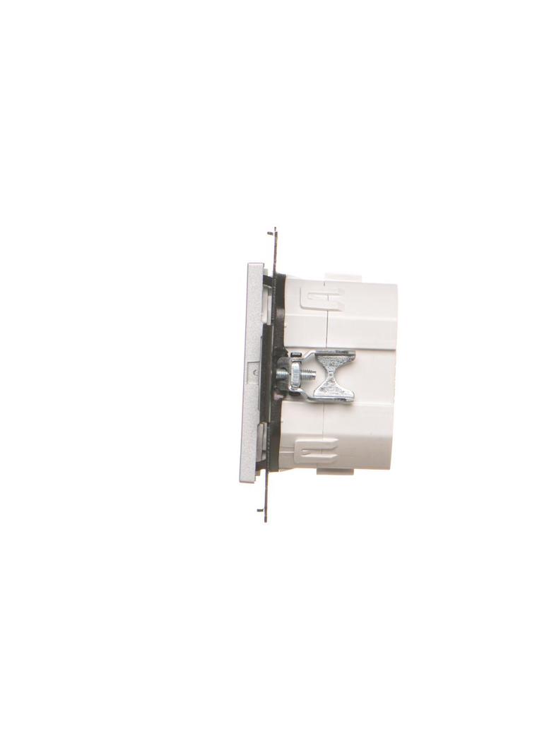 Simon 55 Łącznik/Przycisk roletowy zwierny podwójny elektroniczny Aluminium mat TEZ2.01/143 KONTAKT