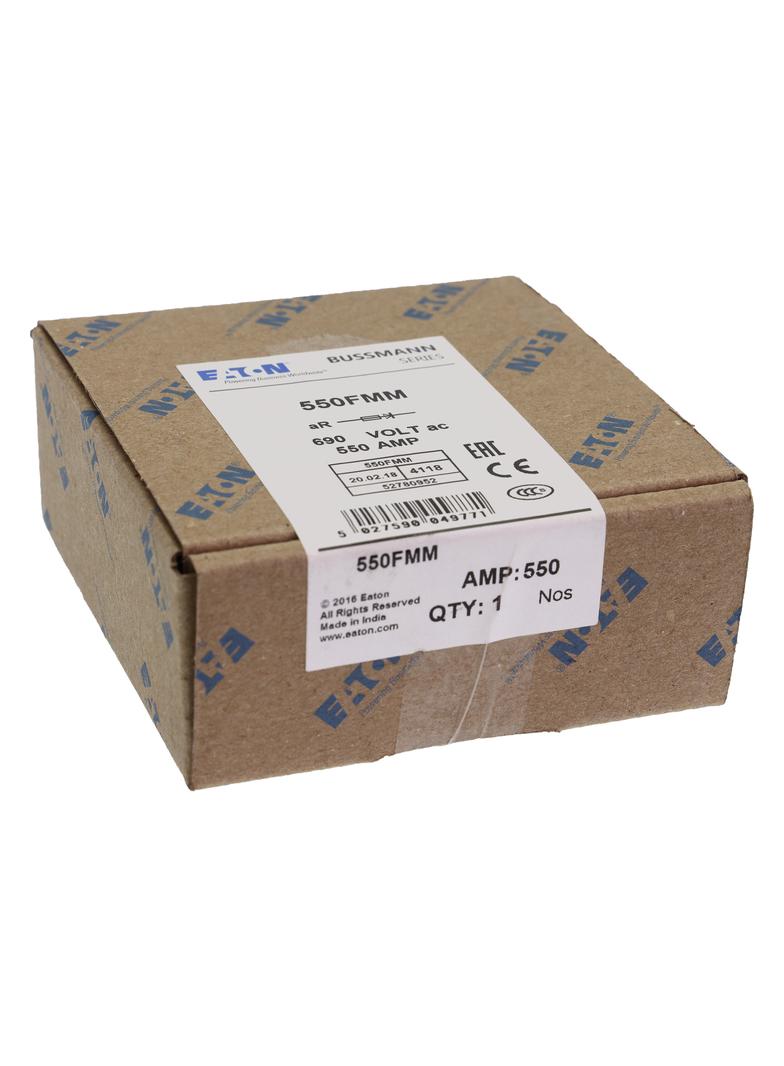 550A 690V AC BS88 HIGH SPEED TWIN FUSE Wkładka szybka 550A AC 690V DC 450V BS88 83x113 mm, 550FMM EA