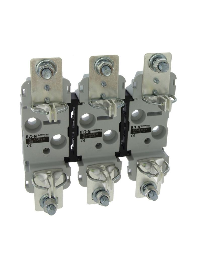 NH1 Triple Pole base CE podstawa NH1 3P 250A mont. szyna DIN i śruby TD1-D EATON