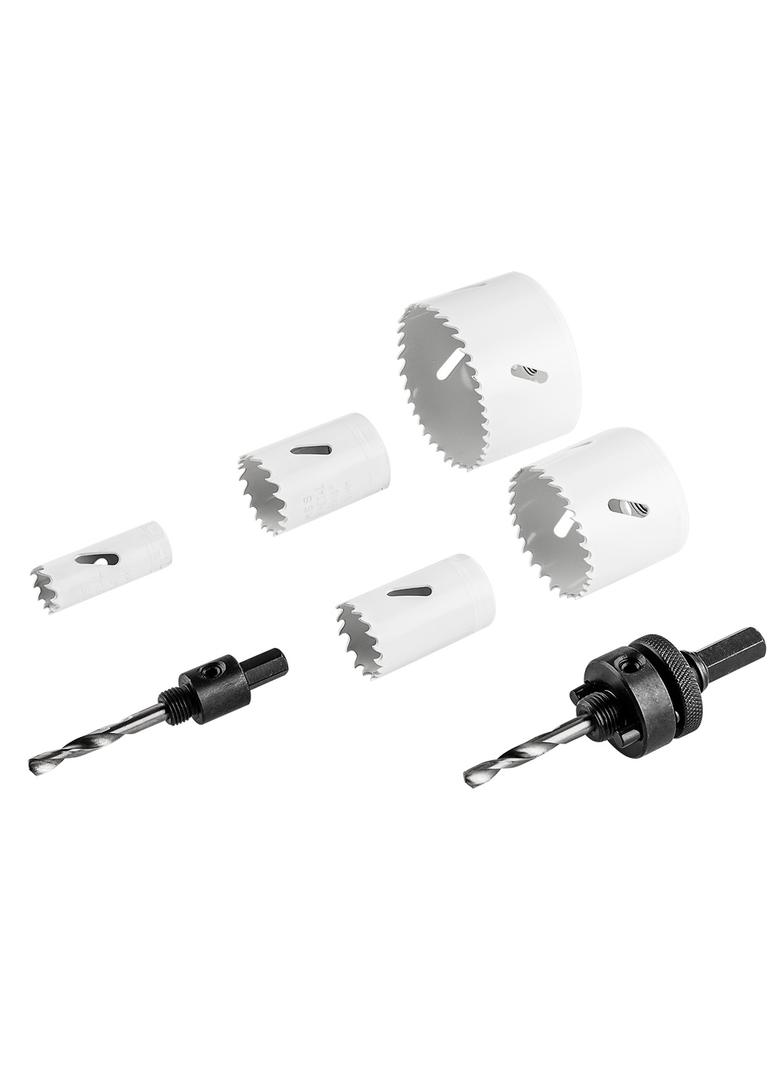 Otwornice bi-metalowe 19-68 mm, zestaw 7 szt.