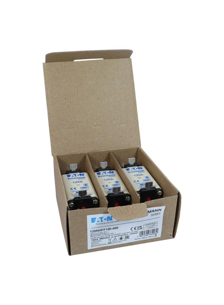 125NHFF1BI-400 Wkładka NH 125A 400V AC GFF Rozmiar 1 125NHFF1BI-400 EATON