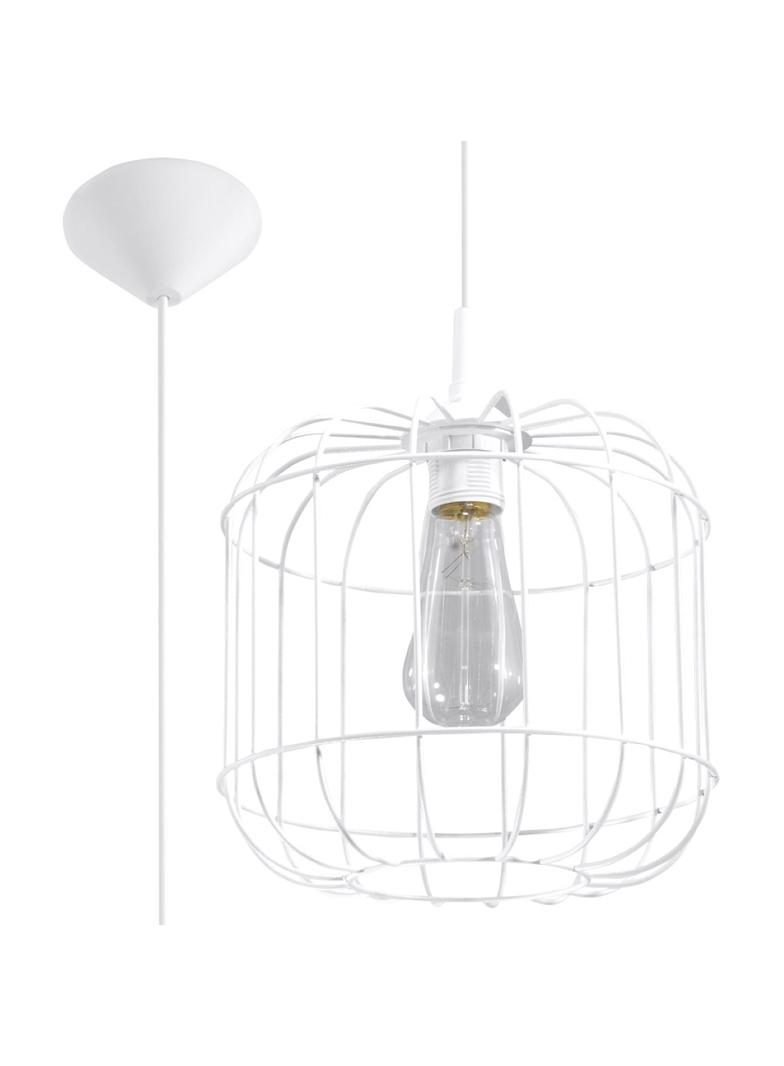 Sollux Lampa wisząca CELTA biała SL.0295
