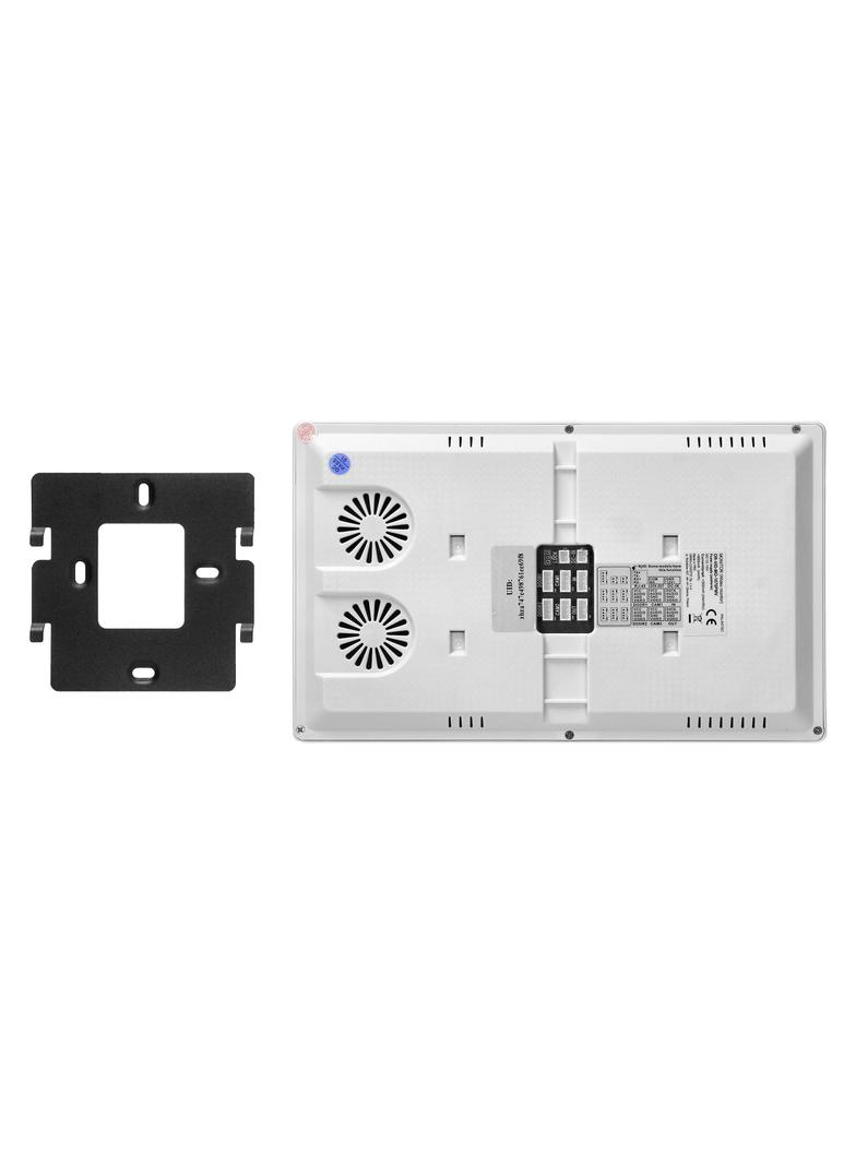 Zestaw wideodomofonowy, bezsłuchawkowy, monitor 10 LCD, menu OSD, WI-FI + APP na telefon, z gniazde OR-VID-MO-1076/W/S ORNO