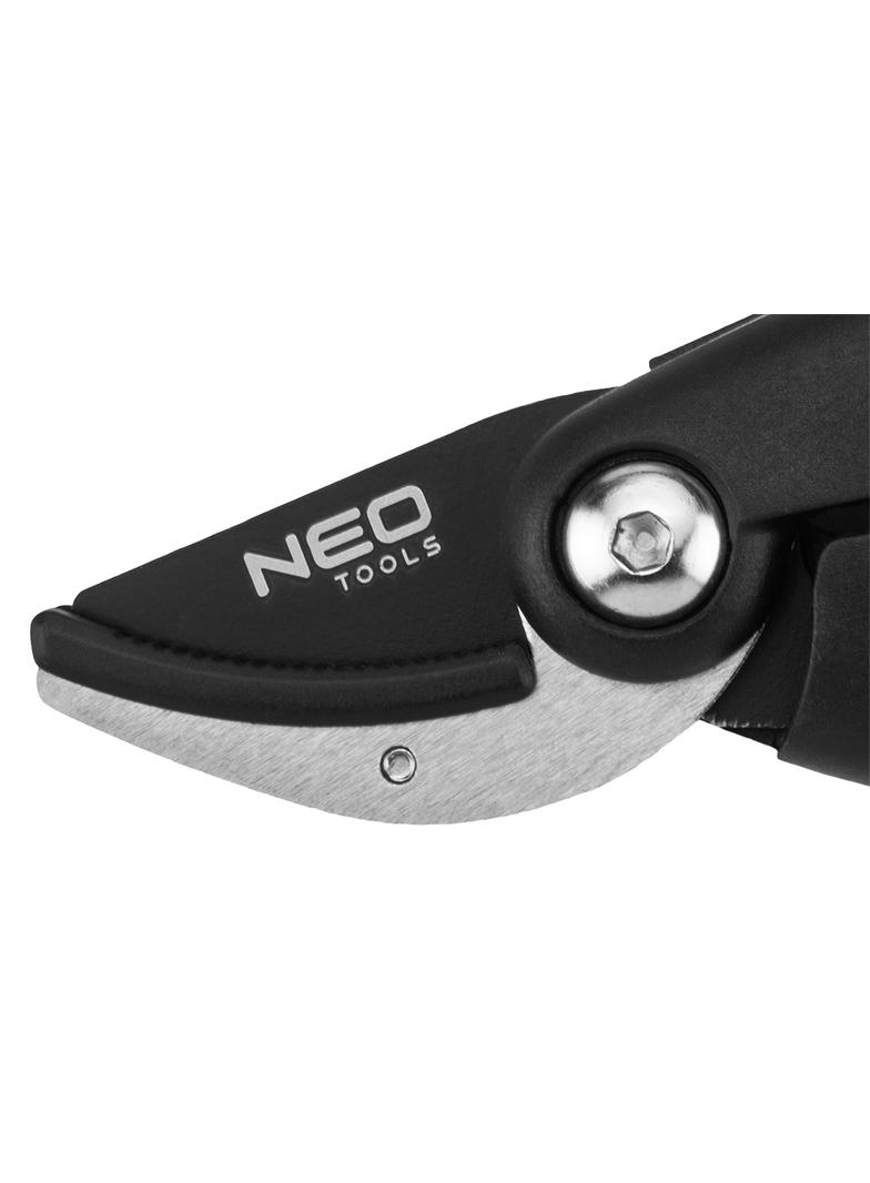 Sekator kowadełkowy 210 mm, zakres do 20 mm, materiał: PP, uchwyt pokryty gumą TPR