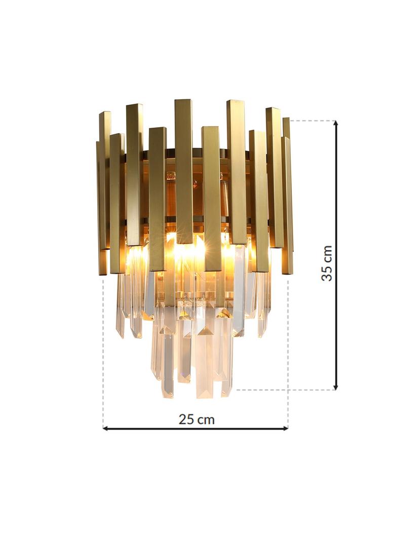 Milagro kinkiet Aspen Gold 2xE14 złoty ML5998