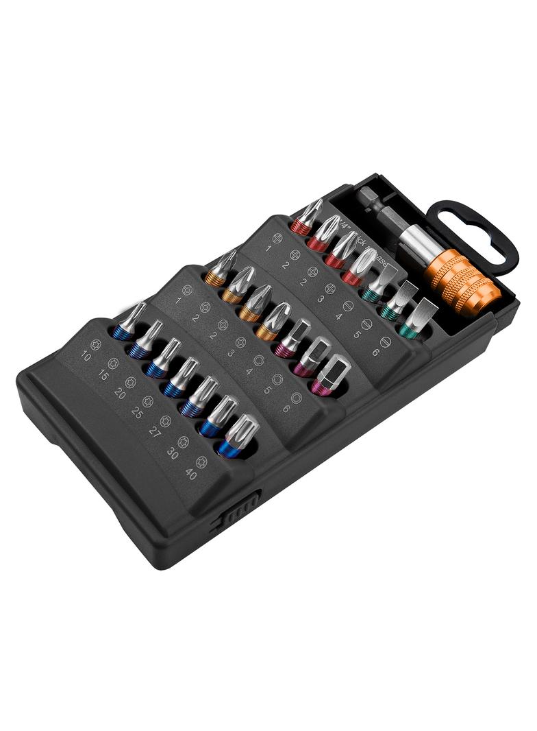 Końcówki wkrętakowe, zestaw 22 szt.