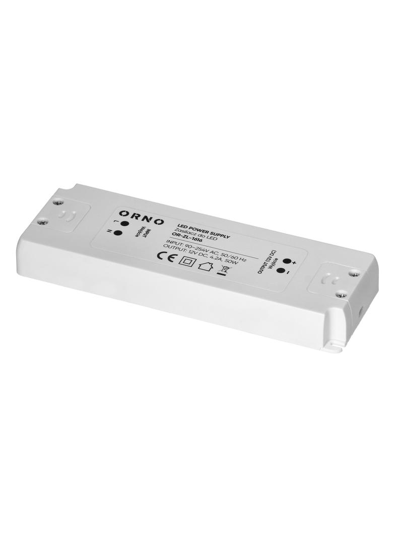 Zasilacz LED 12V DC 50W 4,2A IP20 OR-ZL-1616 ORNO