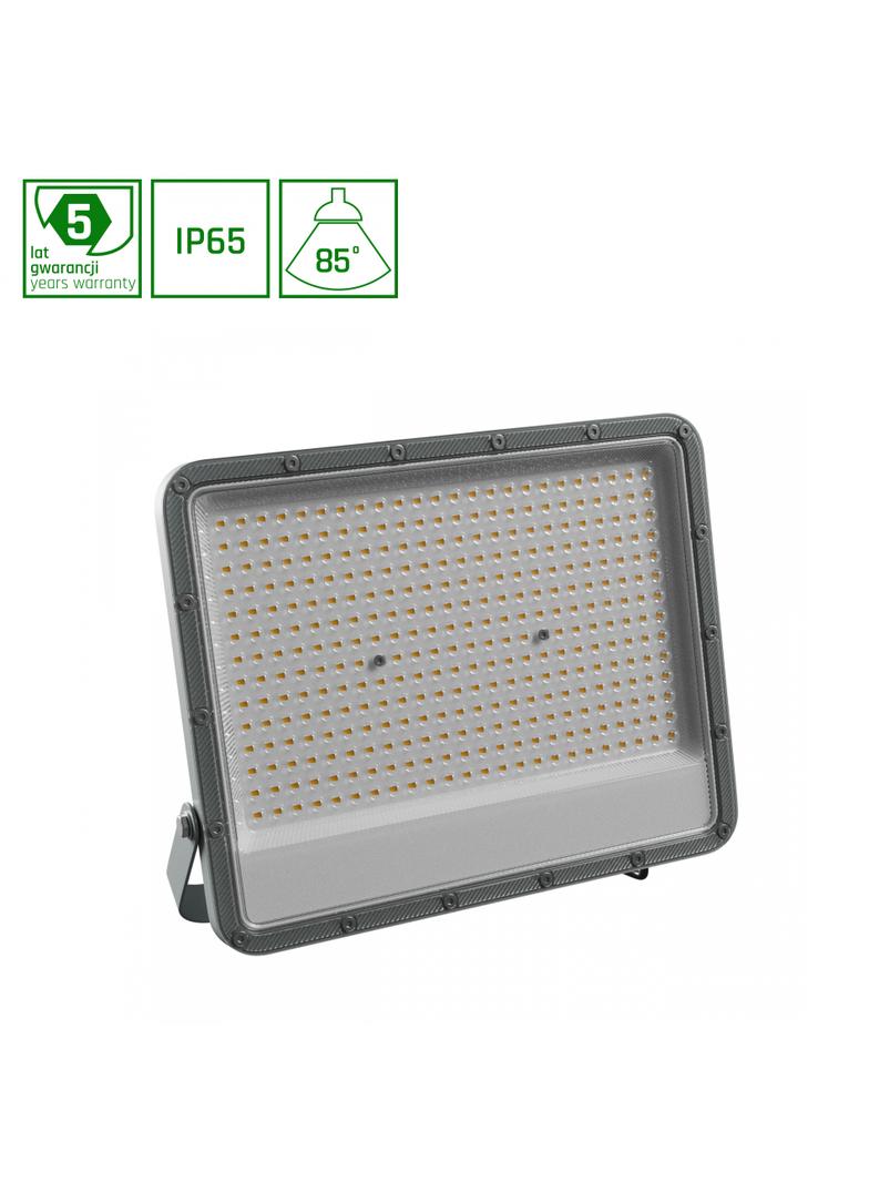 NOCTIS MAX 2 NAŚWIETLACZ 200W CW 230V 85ST IP65 346X286X40 MM SZARY 5 LAT GWARANCJI