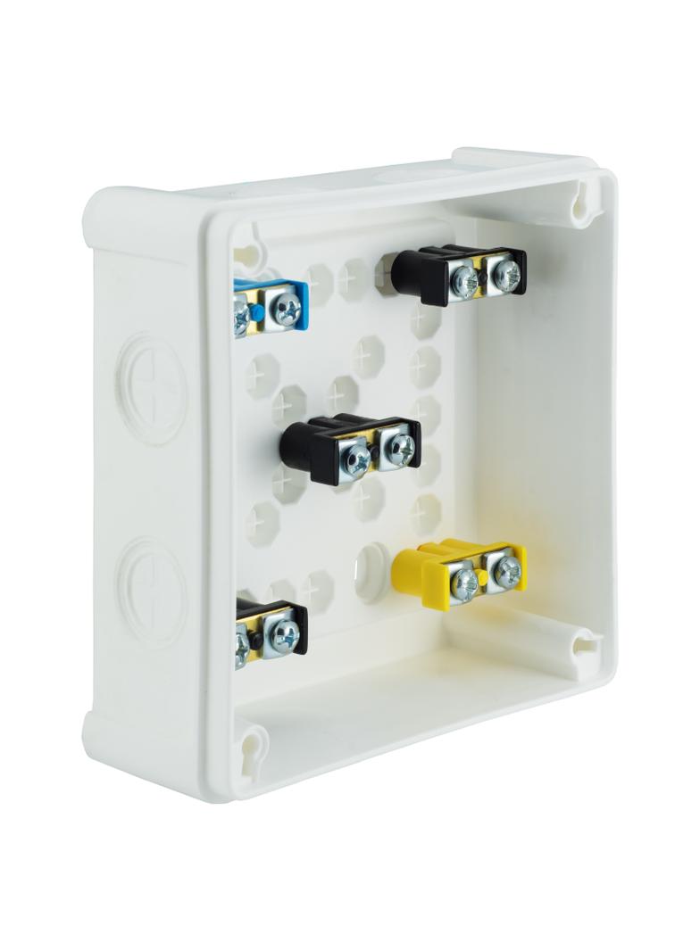 VP-52 Puszka n/t 118x118x46 IP55 8-wl Z-sł. Z-ac. biała VP 052-51 61.162 OPATÓWEK