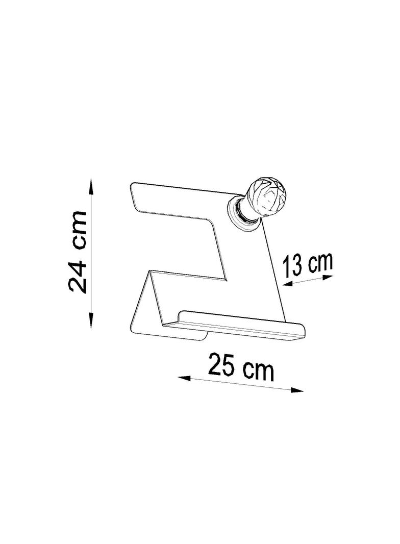 Sollux Lampa biurkowa INCLINE czarna SL.0669