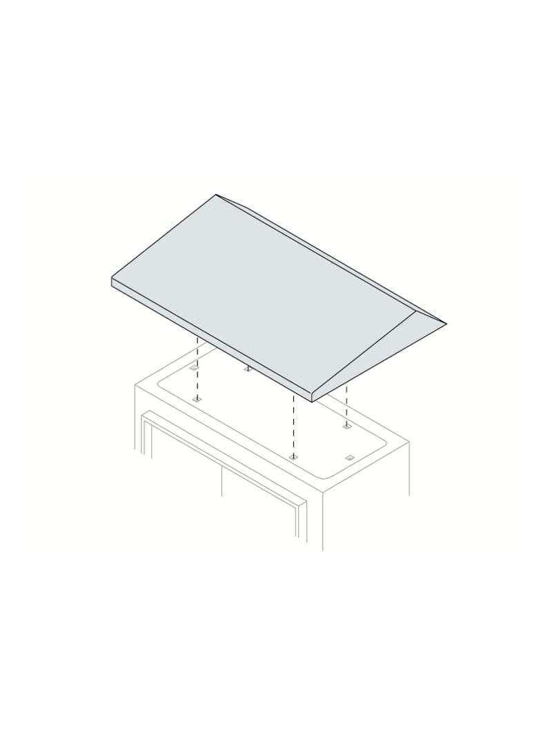 TT6025K Daszek 600x250mm (wxd)