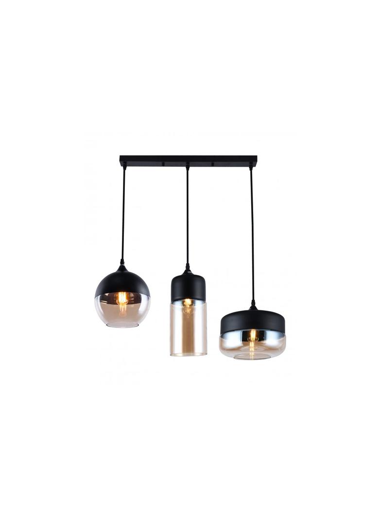 OPRAWA SUFITOWA LENDER 3P, 9270, AC220-240V, 50/60Hz, 1*E27, IP20, POTRÓJNA, CZARNA