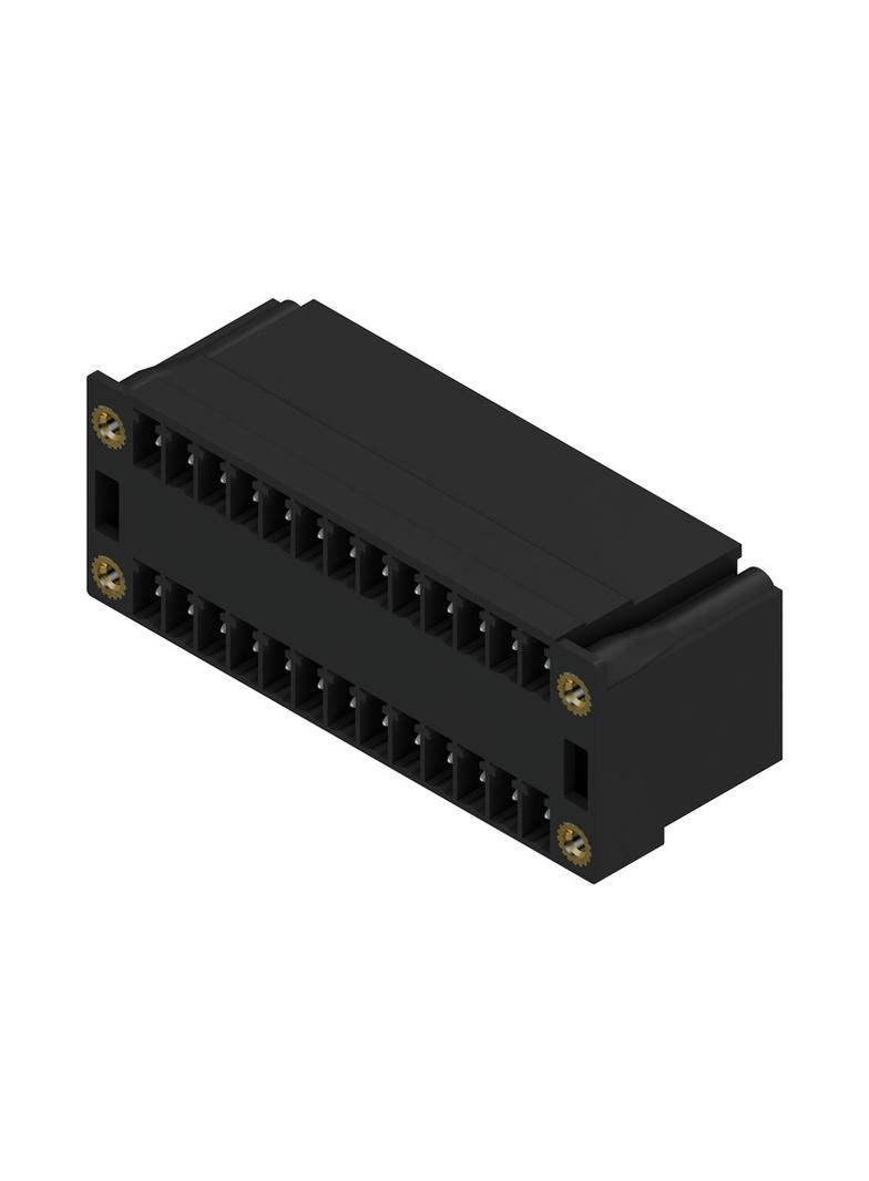 SCD-THR 3.81/26/90F 3.2SN BK BX Wtyki PCB (złącza płyty), 3.81 mm, Liczba biegunów: 26, kąt odejścia: 90° /20szt./ 1974350000 WEIDMÜLLER