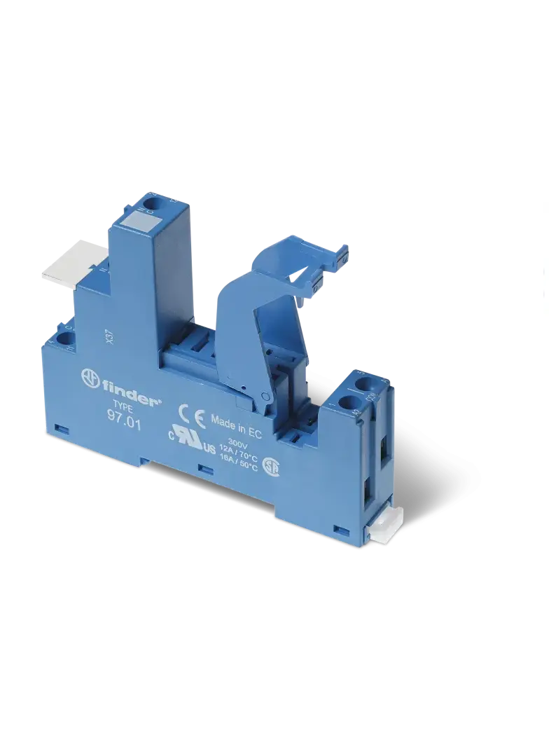Gniazdo do przekaźników serii 46.61; zaciski śrubowe, 97.01 SPA