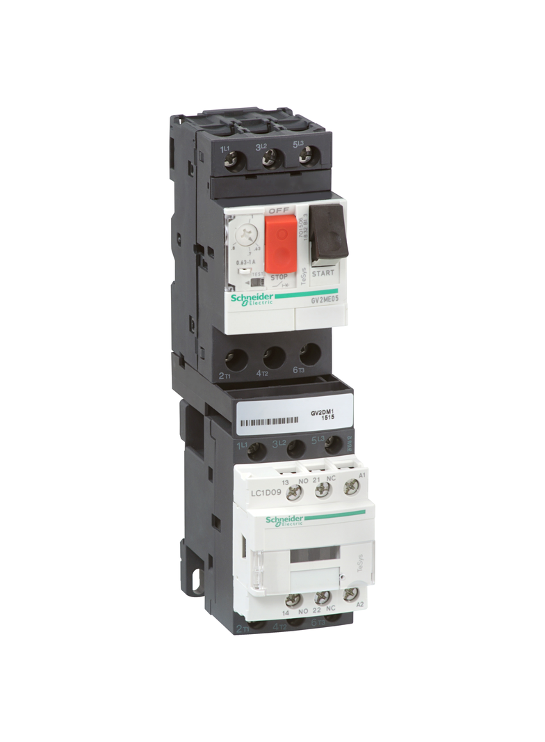 Rozrusznik DOL TeSys GV2-DM 6-10 A 24 V DC GV2DM114BD Schneider