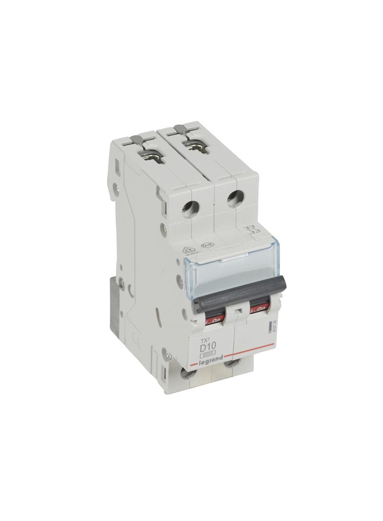 Wyłącznik Nadprądowy S 302 2P D10A 6kA TX3 403736 LEGRAND