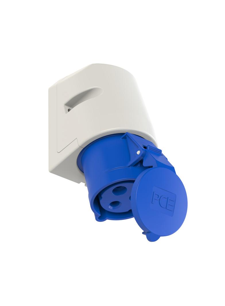 GNIAZDO STAŁE 32A 230V 2P+Z 123-6 PCE