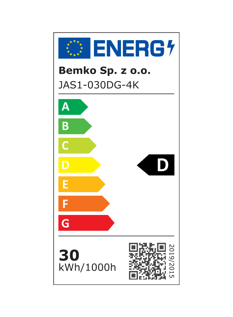 OPRAWA ULICZNA LED JASPER 30W 4000K 3500LM IP65 SZARA FI50mm